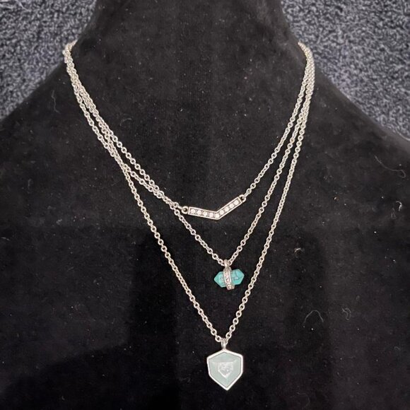 Chloe + Isabel 3 Silver Tone Chain Necklace - Picture 4 of 4